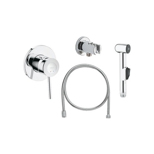 Однорычажный смеситель для биде Grohe BauClassic 124434
