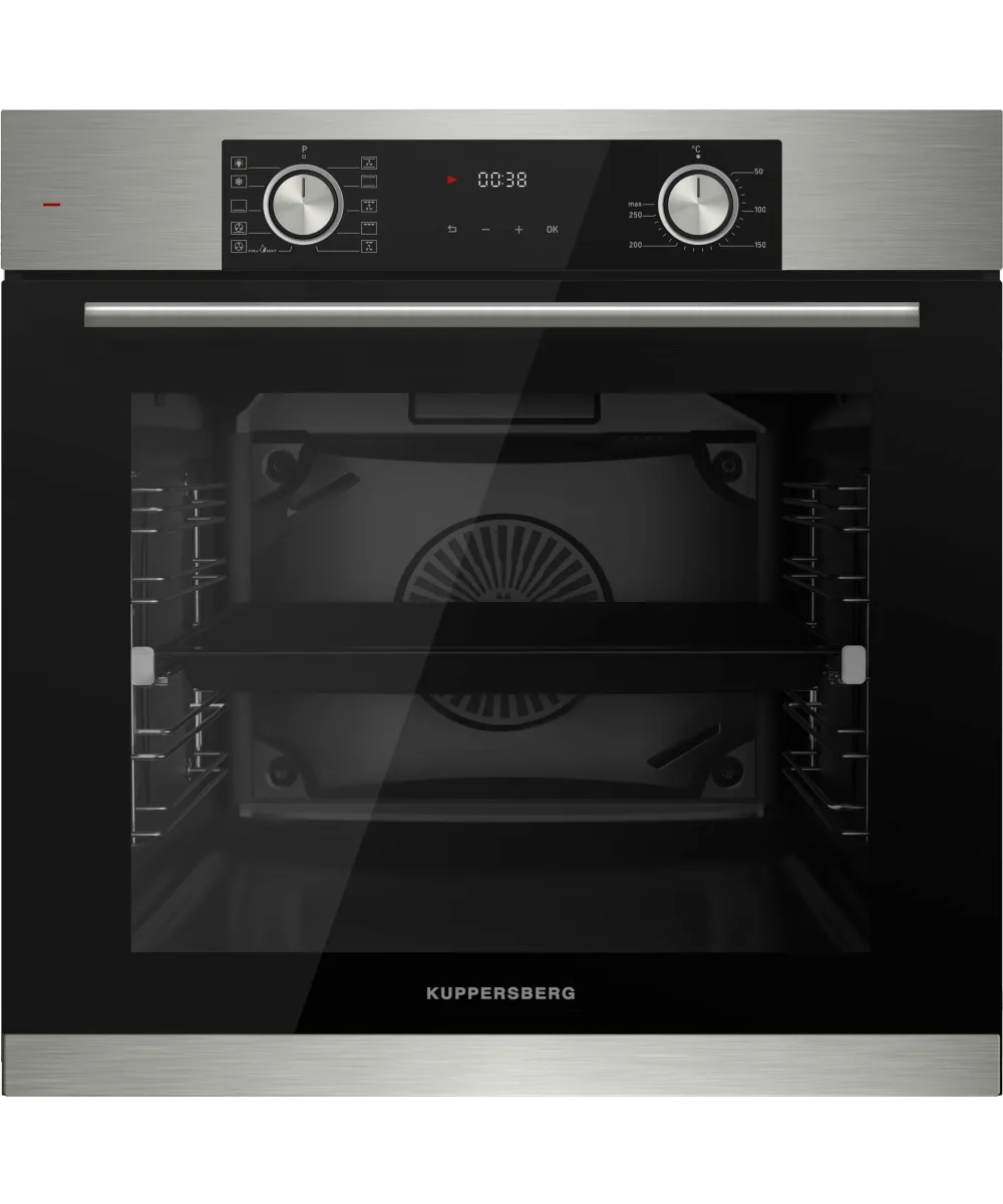 Духовой шкаф электрический Kuppersberg HF 610 BX, черный/нержавеющая сталь