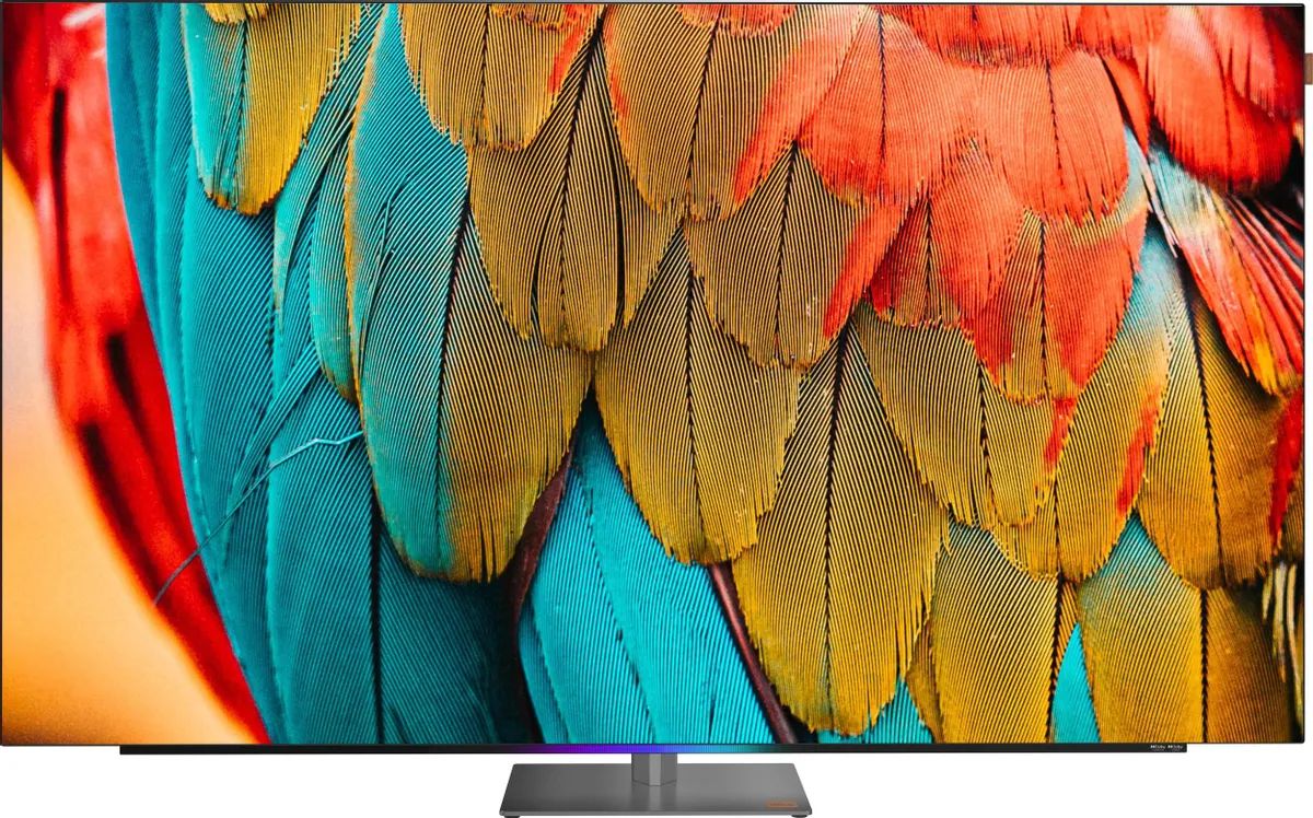 Телевизор Skyworth 77SXF9850, металлик/черный