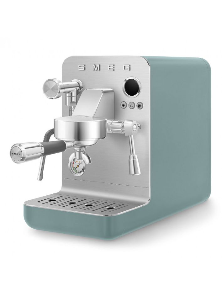 Кофемашина рожковая Smeg EMC02EGMEU, изумрудно-зеленый