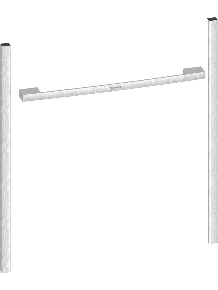 Декоративный элемент Neff Z9060MY0 Metallic Silver, серебристый металлик (духовой шкаф 60см)