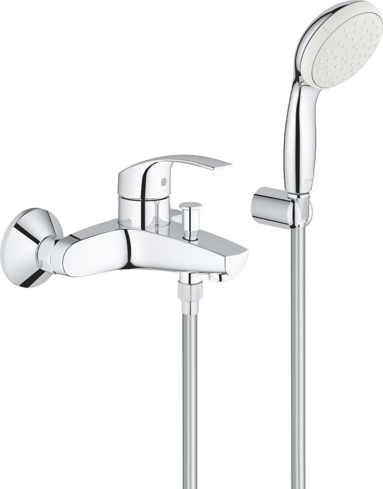 Смеситель для ванны Grohe Eurosmart New 3330220A (с душевым гарнитуром)