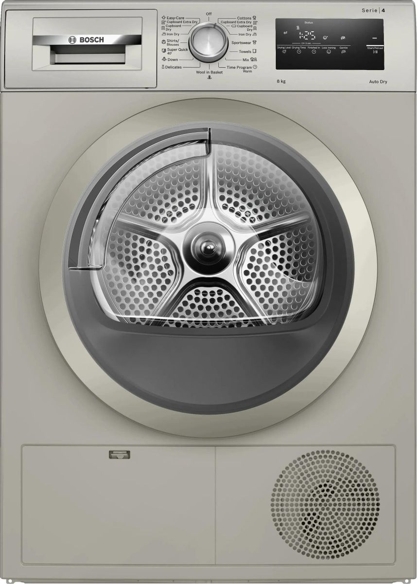 Сушильная машина Bosch WTN86202ME, нержавеющая сталь