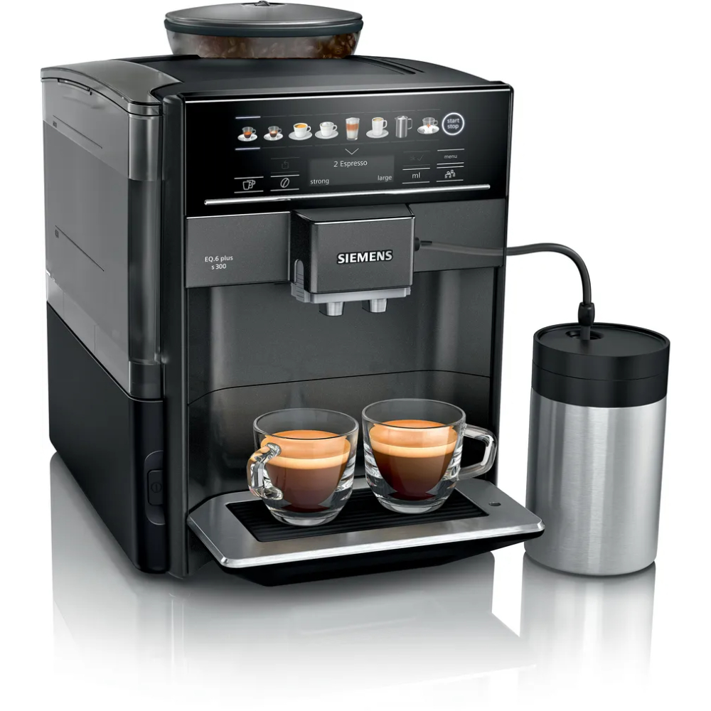 Кофемашина автоматическая Siemens EQ.6 plus s300 TE653M19RW, черный