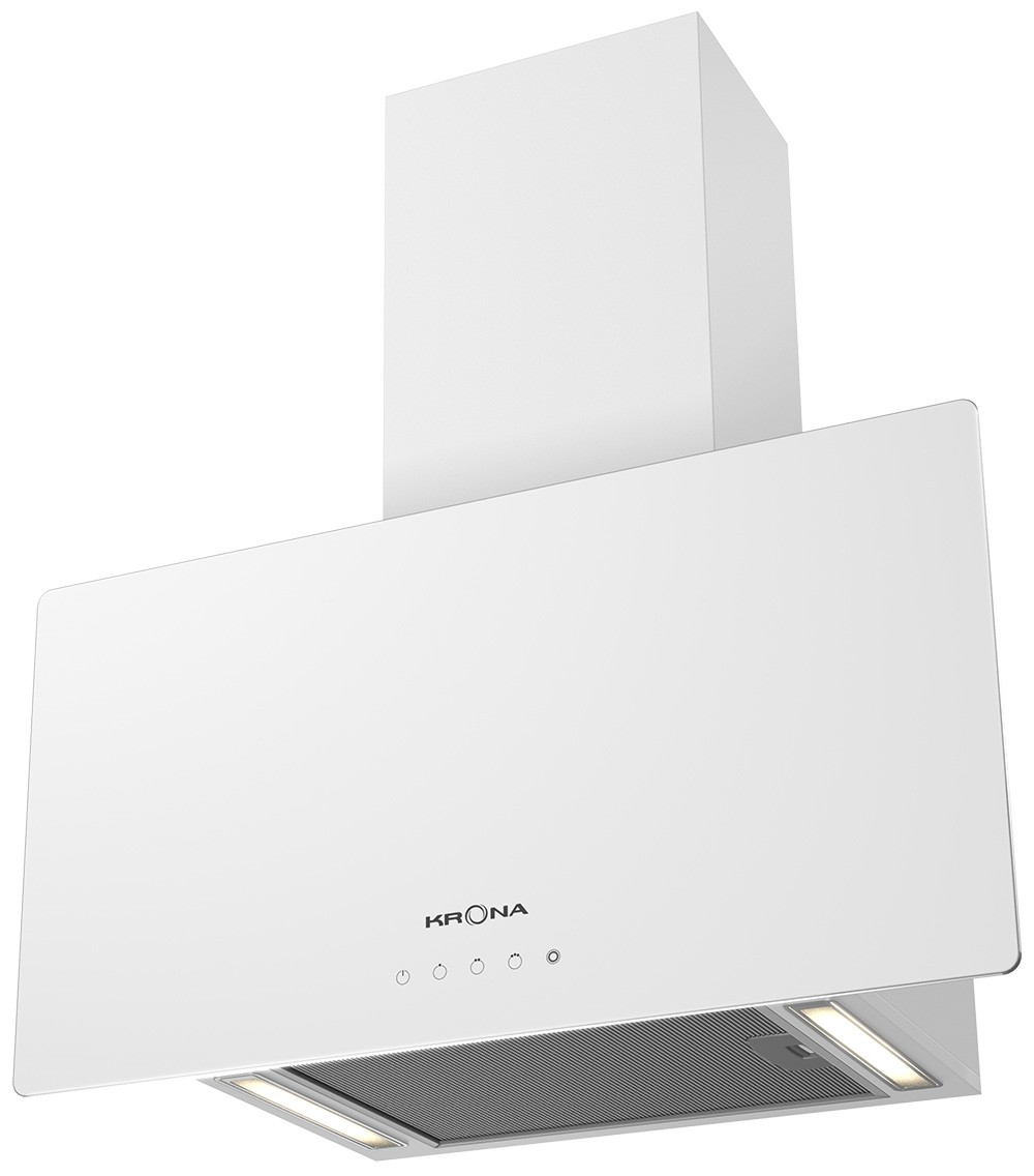 Вытяжка наклонная Krona Clementina 600 S white