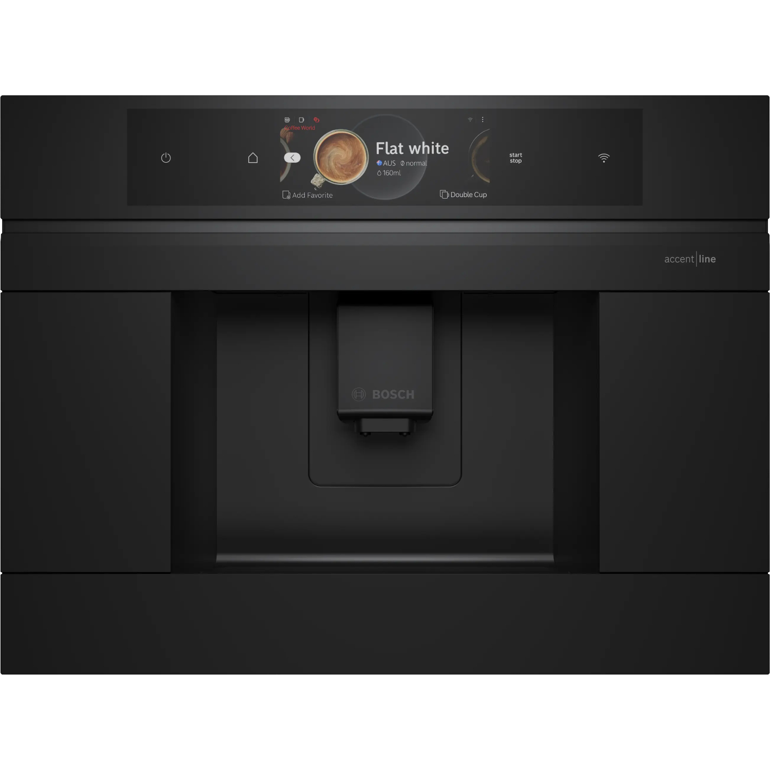 Кофемашина автоматическая встраиваемая Bosch CTL9181M0, матовый черный