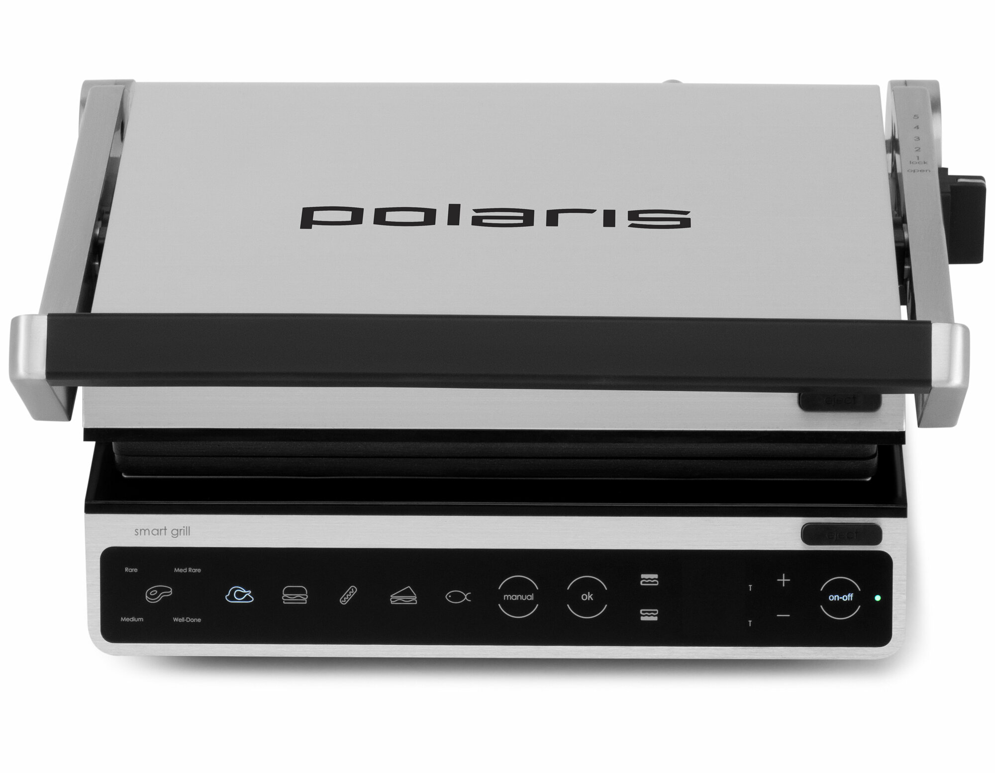 Электрогриль Polaris PGP3003 серебристый