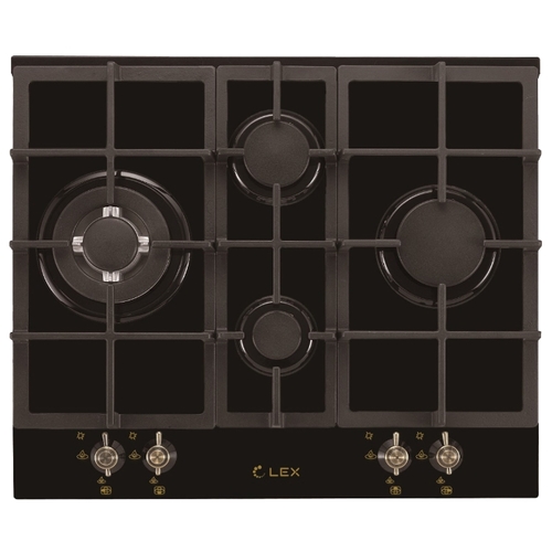 Варочная панель газовая LEX GVG 643C BL, черный