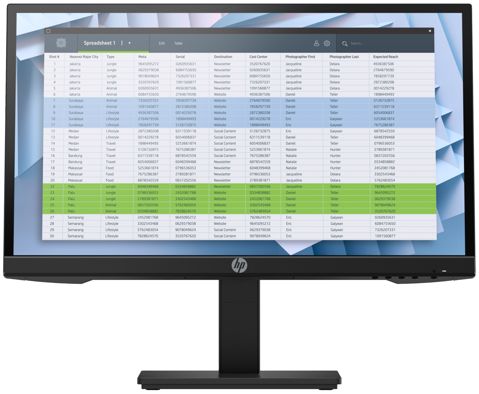 Монитор HP P22h G4, IPS, черный