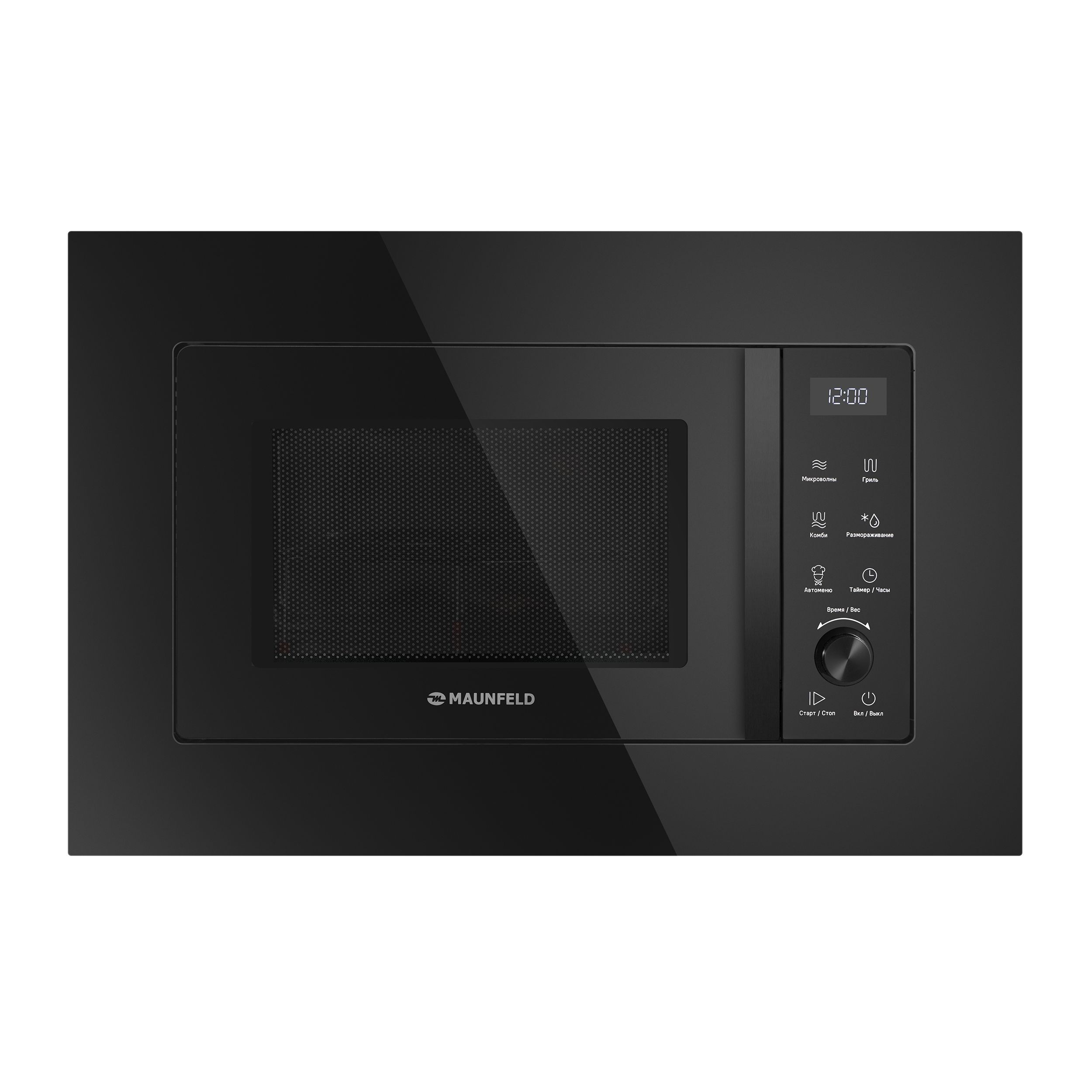 Микроволновая печь встраиваемая Maunfeld JBMO1225FSGB02, черный