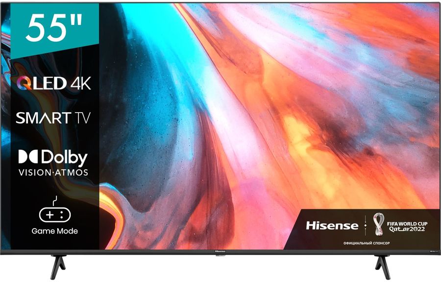 Телевизор Hisense 55E7HQ черный