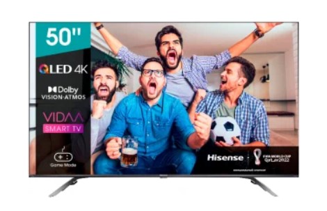 Телевизор QLED Hisense 55E76GQ черный