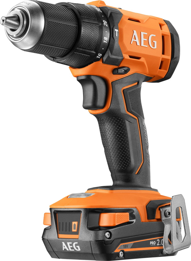 Дрель-шуруповерт ударная аккумуляторная AEG BSB 18G4-202C Li-Ion 18В 2,0 А·ч х2 кейс (4935478631)