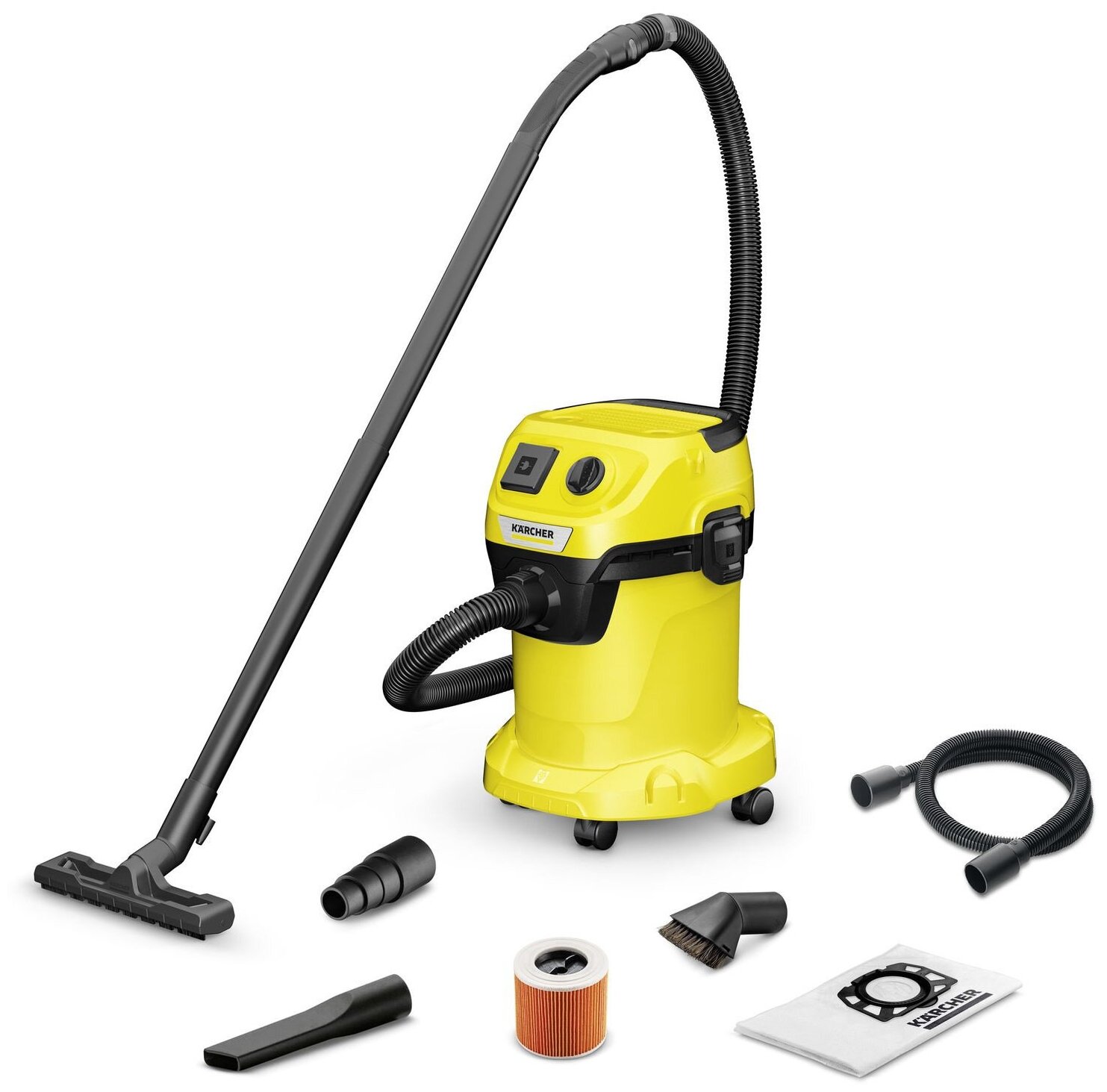 Пылесос строительный KARCHER WD 3 P V-17/4/20 Workshop 1.628-175.0