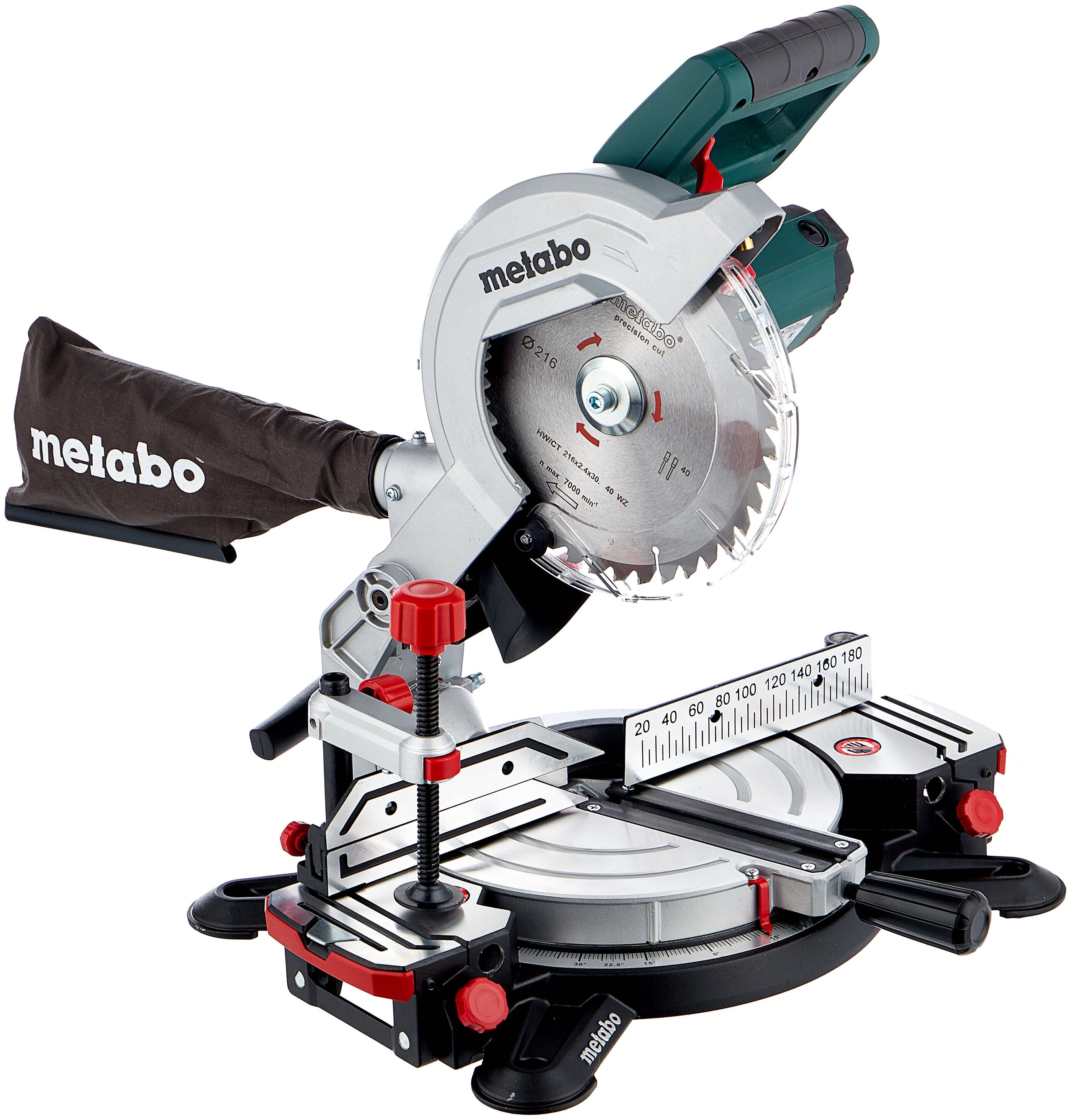 Пила торцовочная Metabo KS 216 M Lasercut (619216000)