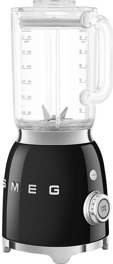 Блендер стационарный Smeg BLF03BLEU, черный