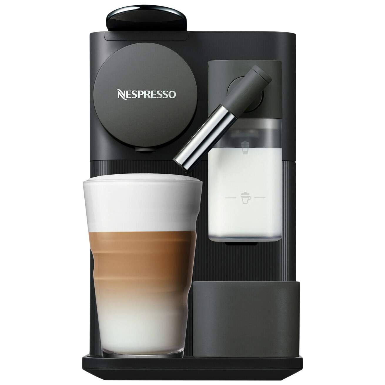 Кофемашина De'Longhi Nespresso Lattissima One EN 500 черный