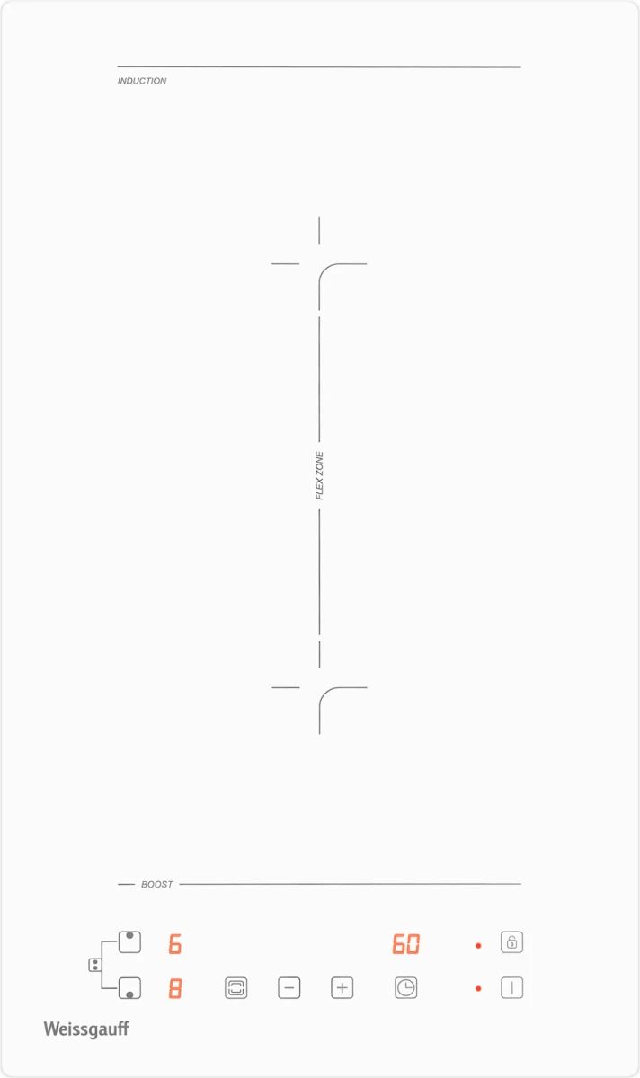 Варочная панель индукционная Weissgauff HI 32 WA Flex, белый