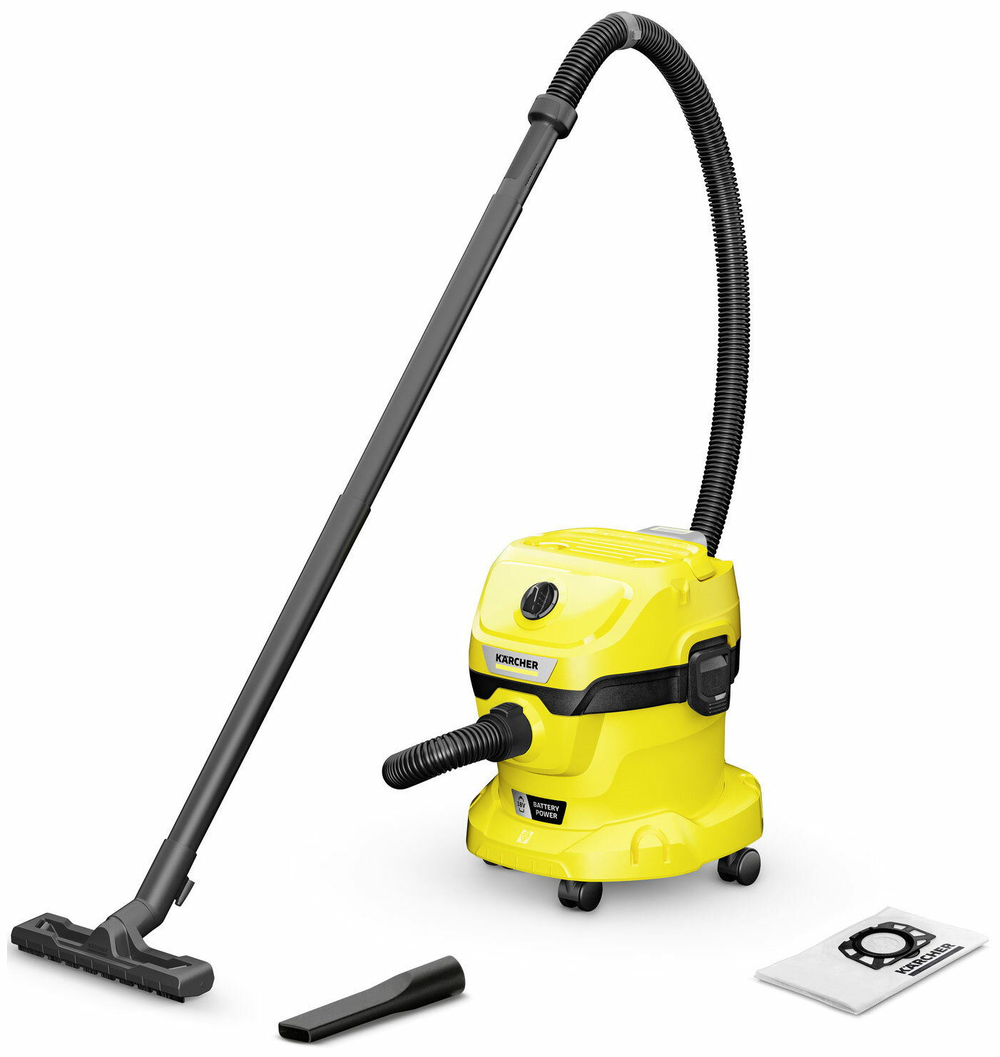 Пылесос строительный Karcher WD 2-18 Battery Set (1.628-501.0)