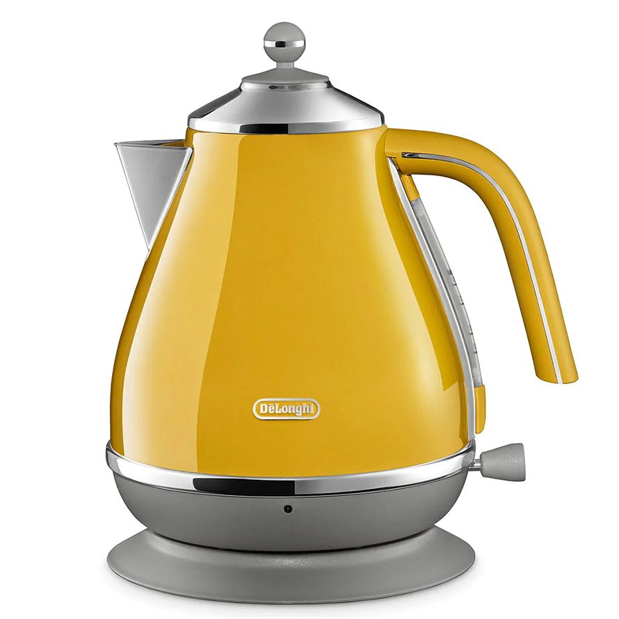 Чайник электрический DeLonghi KBOC2001.Y, желтый