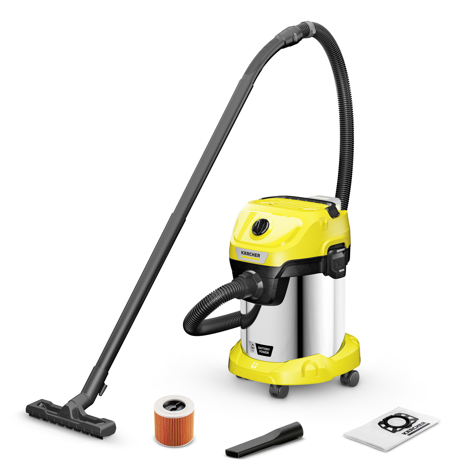 Пылесос хозяйственный Karcher WD 3-18 S V-17/20 (1.628-575.0)