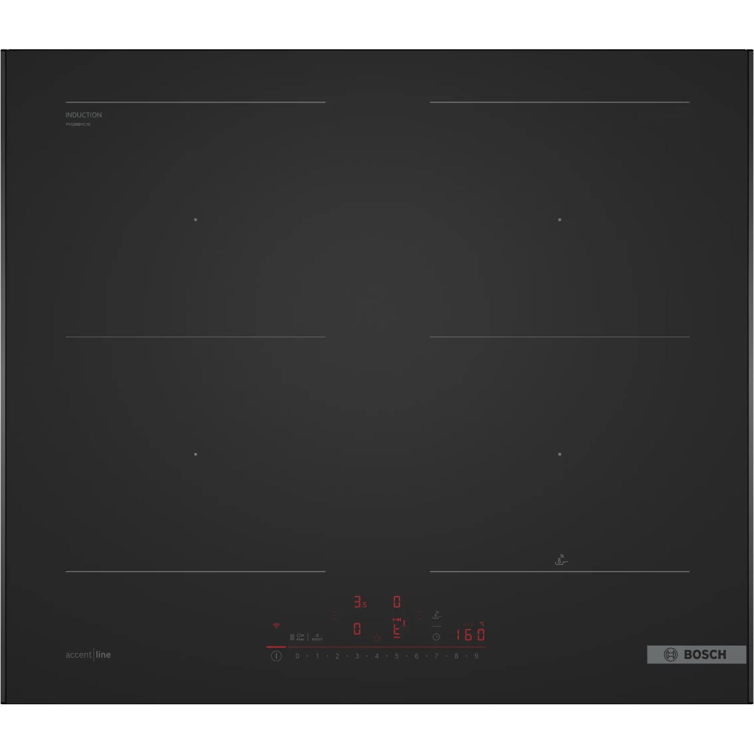 Варочная панель индукционная Bosch PVQ69BHC1E, черный