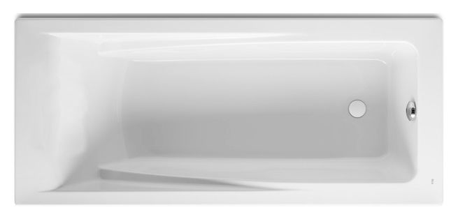 Ванна акриловая Roca Hall ZRU9302768.KAR 170x75 см (с каркасом ZRU9302770), белый