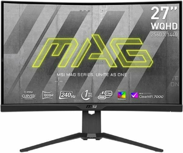 Монитор MSI MAG 275CQRXF черный