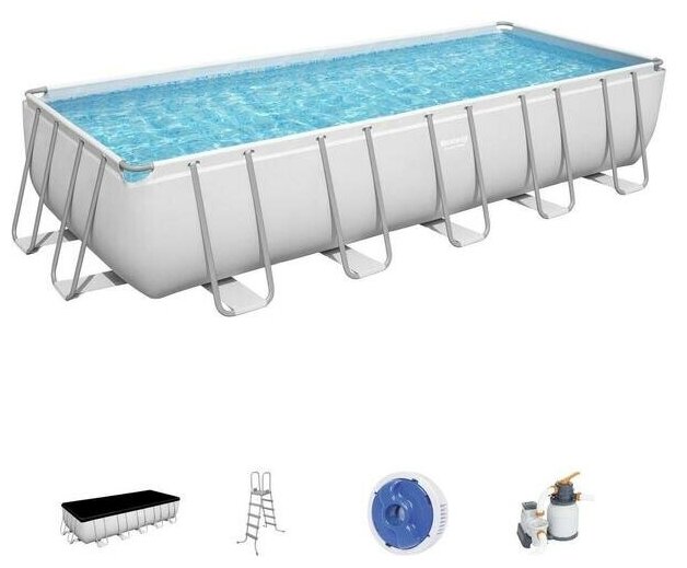 Bestway 5611Z (640х274х132 см) тент,лестница,фильтр Каркасный бассейн