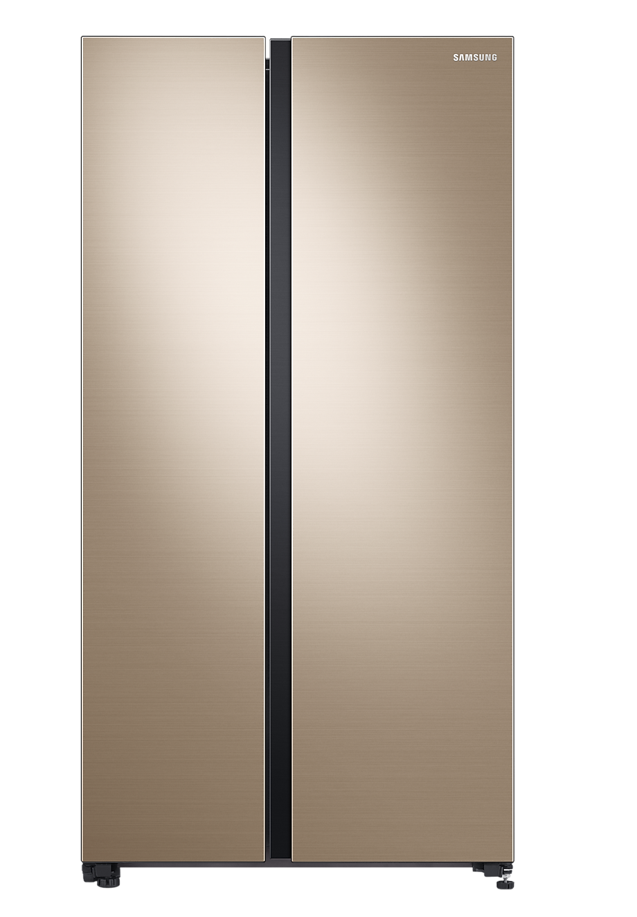 Холодильник Side-by-Side Samsung RS5000 (RS61R5001F8/WT), бежевый