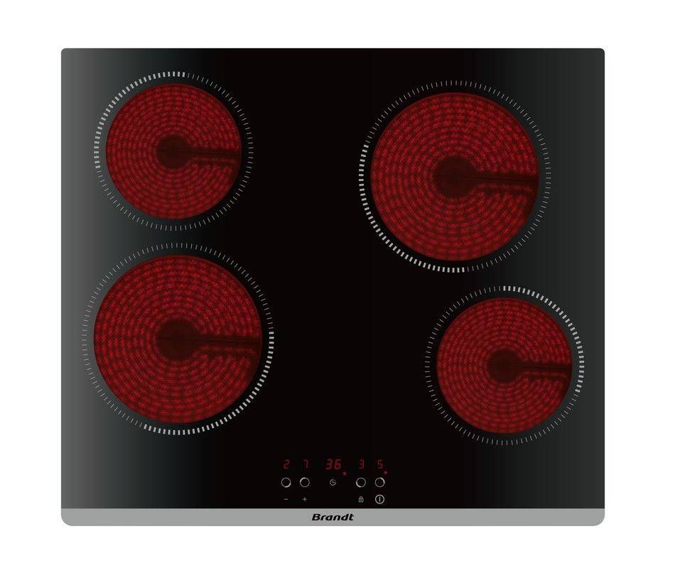 Варочная панель электрическая Brandt BPV6420B, черный