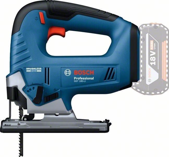 Лобзик аккумуляторный Bosch GST 185-LI, арт. 06015B2021 (без АКБ и ЗУ)