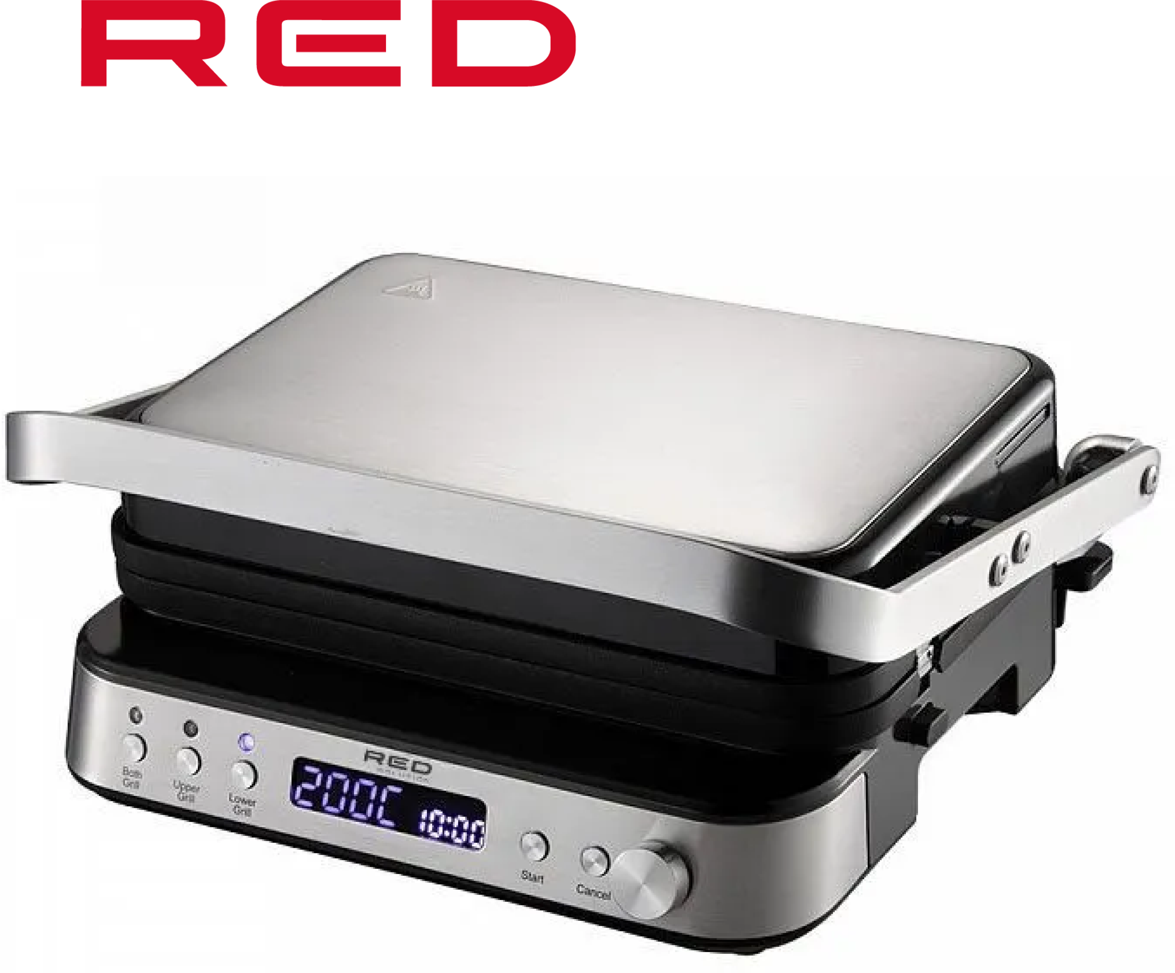 Электрогриль RED SOLUTION SteakPRO RGM-M819D черный/серебристый