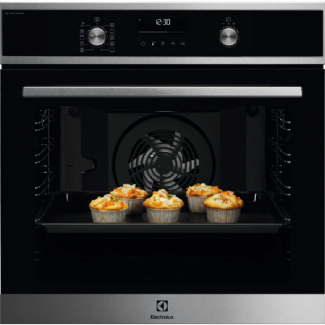 Духовой шкаф электрический Electrolux EOD6P77WX, черный/нержавеющая сталь