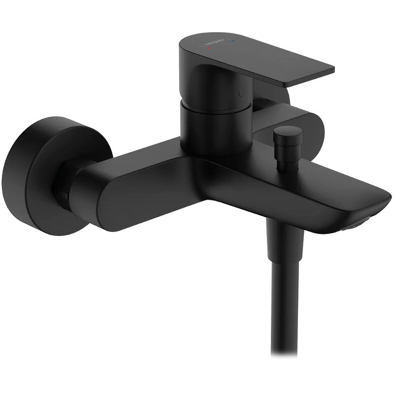 Смеситель для ванны и душа Hansgrohe Rebris E 72450670, матовый черный