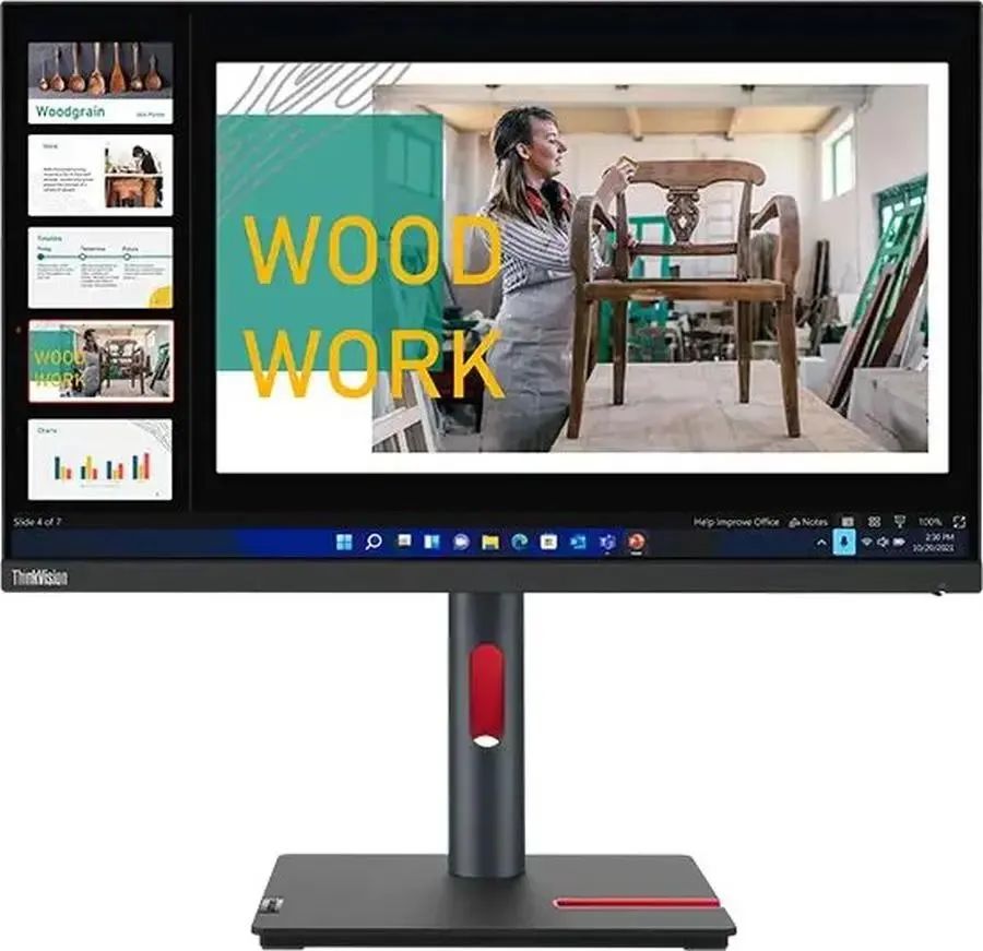 Монитор Lenovo ThinkVision P24q-30, черный