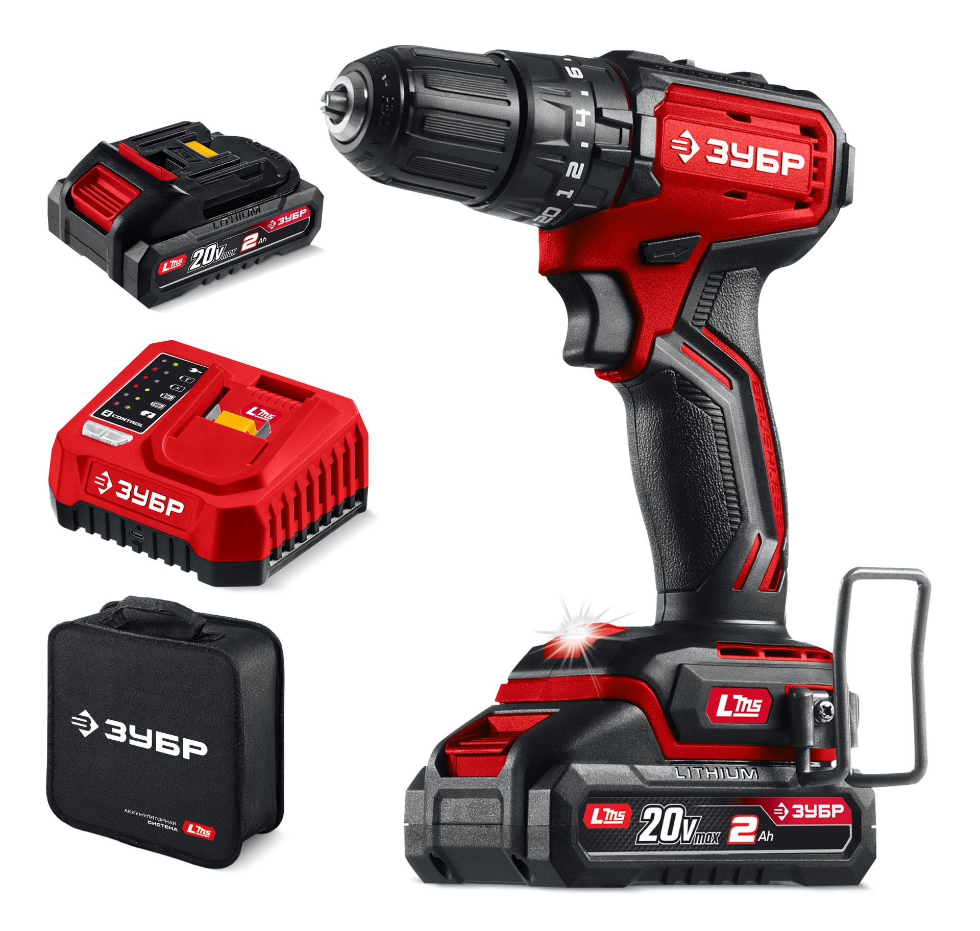 Дрель-шуруповерт Зубр ДБУ-45-22