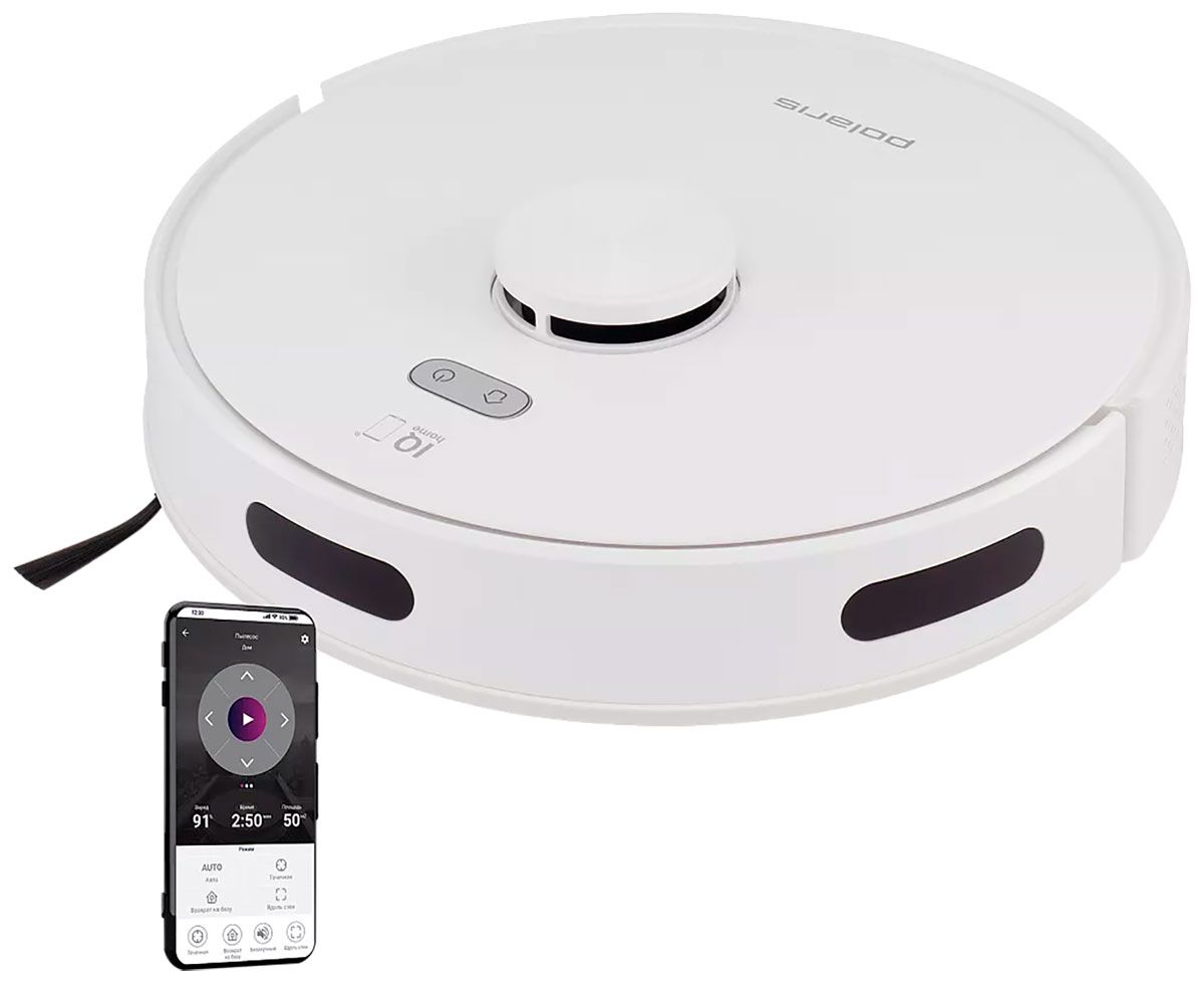 Робот-пылесос Polaris PVCR G2 6001 WIFI IQ Home, белый