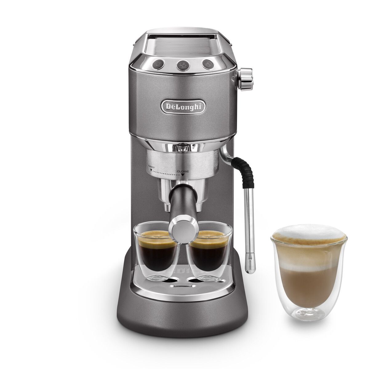 Кофеварка рожковая Delonghi EC885 GY, серый