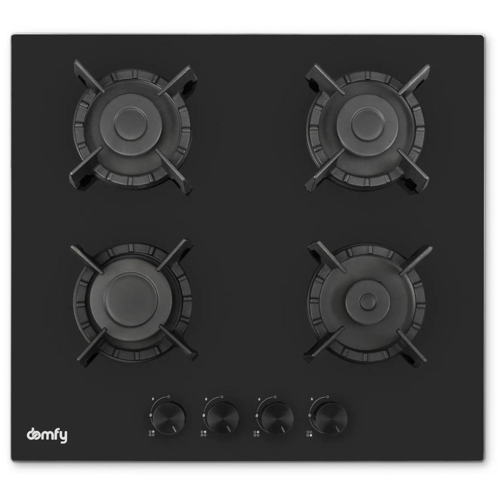 Варочная панель газовая Domfy DM6430GH BG, черный