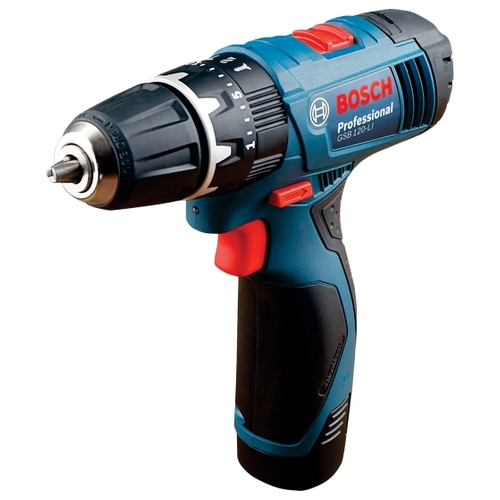 Дрель-шуруповерт BOSCH GSB 120-LI 1.5Ач х2 кейс комплект
