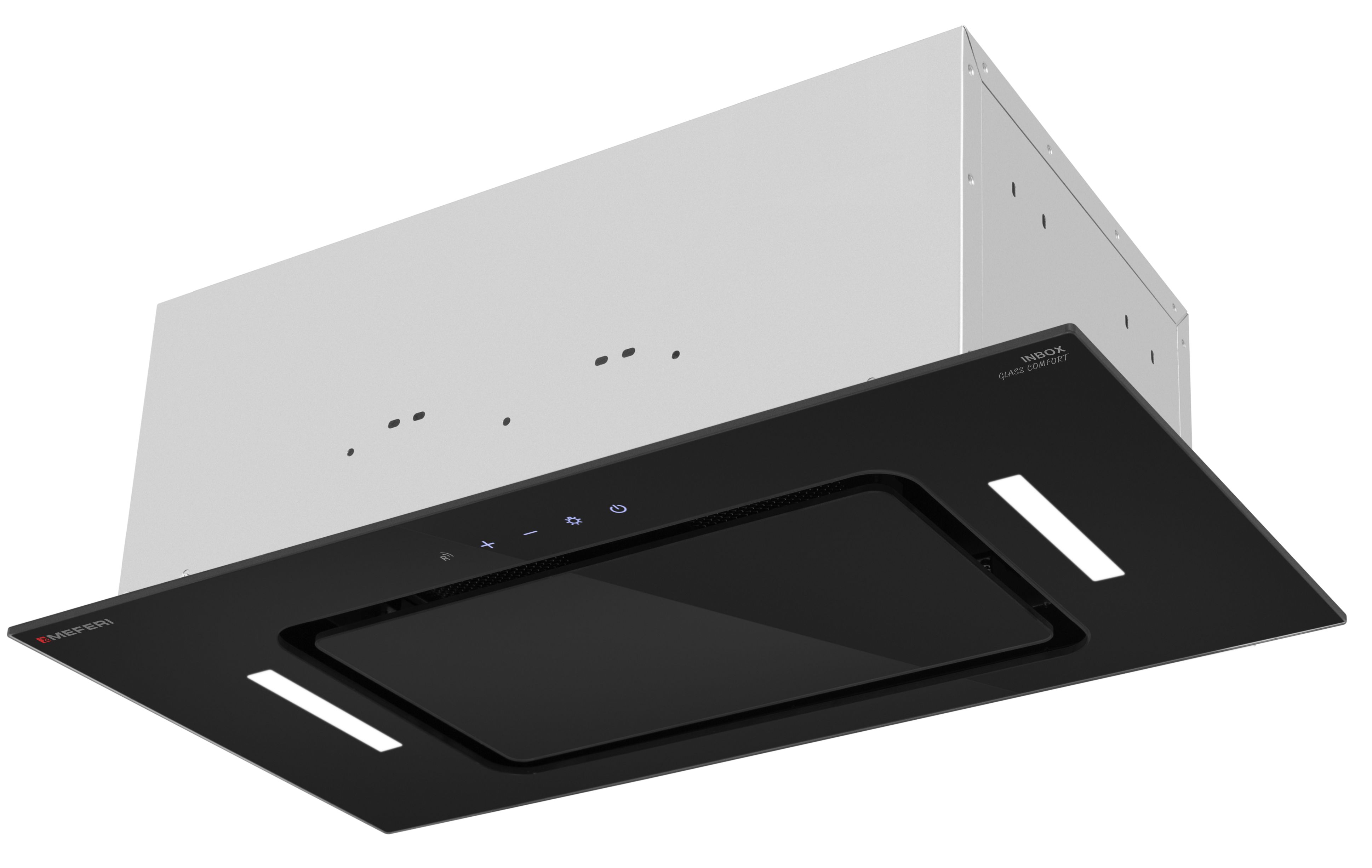 Вытяжка встраиваемая Meferi INBOX52BK GLASS COMFORT, черный