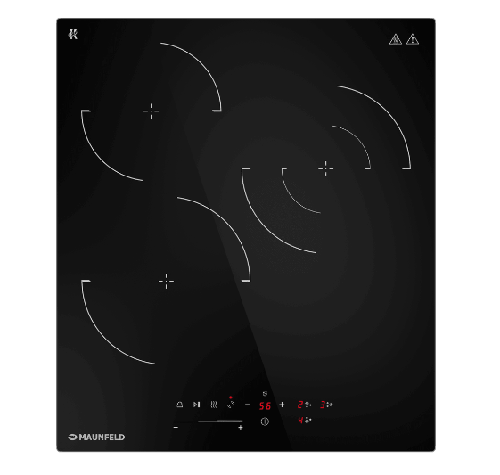 Варочная панель электрическая Maunfeld CVCE453SDBK, черный