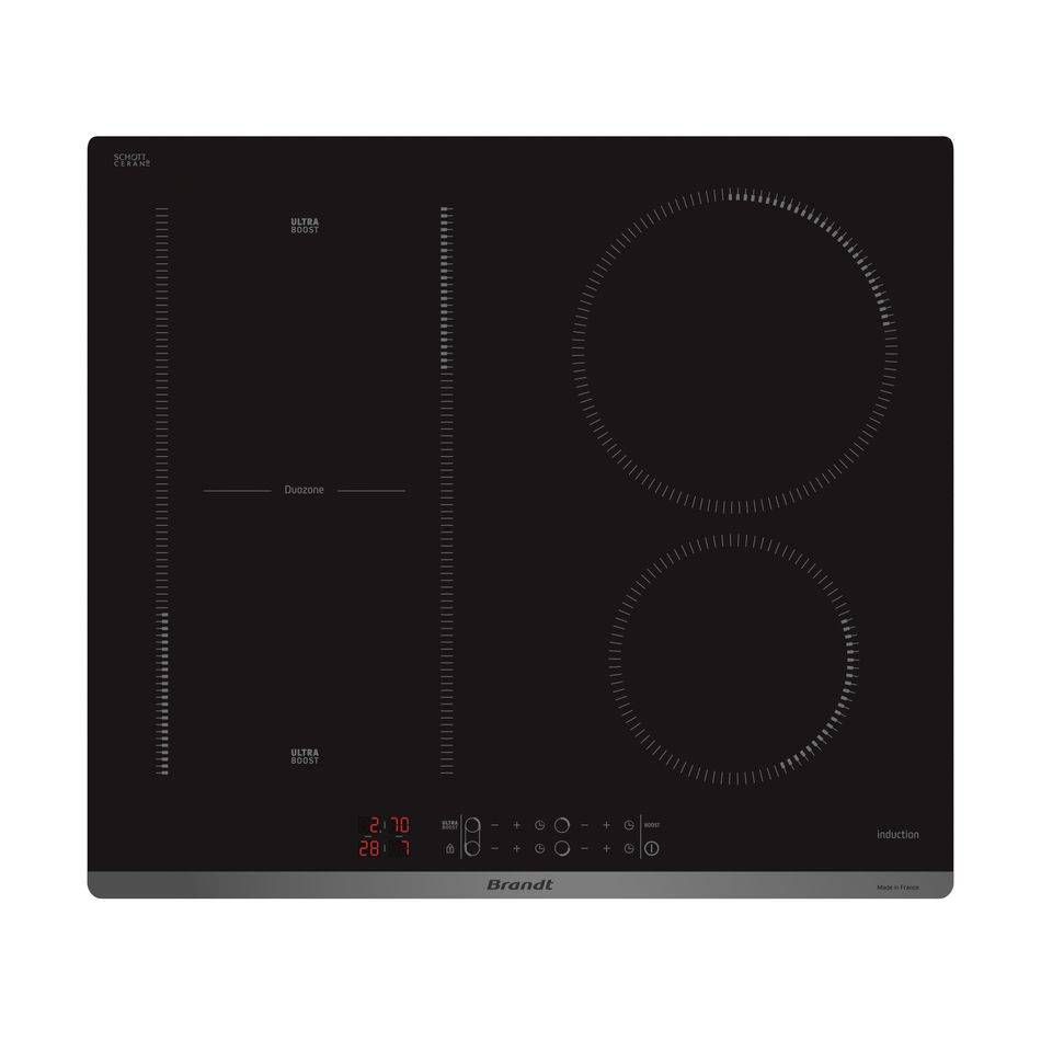 Варочная панель индукционная Brandt BPI6428UB, черный