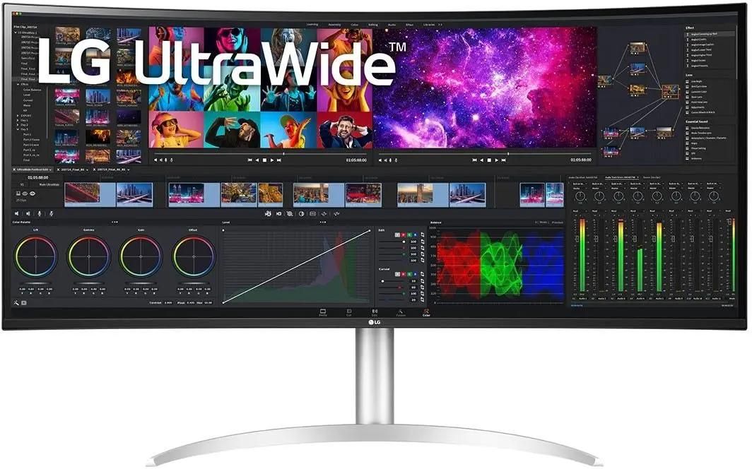 Монитор LG UltraWide 40WP95C-W белый/серебристый