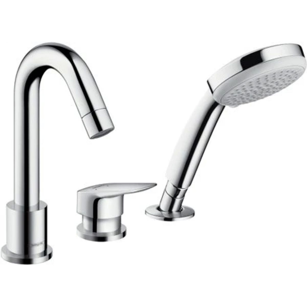 Смеситель для ванны Hansgrohe Logis 71313000S (со скрытой частью 13439180), хром