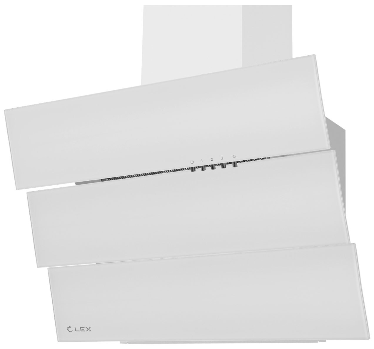 Вытяжка наклонная LEX Rio G 600 white