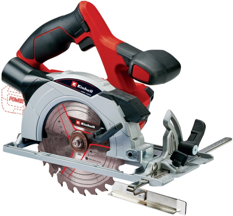 Пила аккумуляторная дисковая Einhell PXC TE-CS 18/150 Li-Solo (4331220)