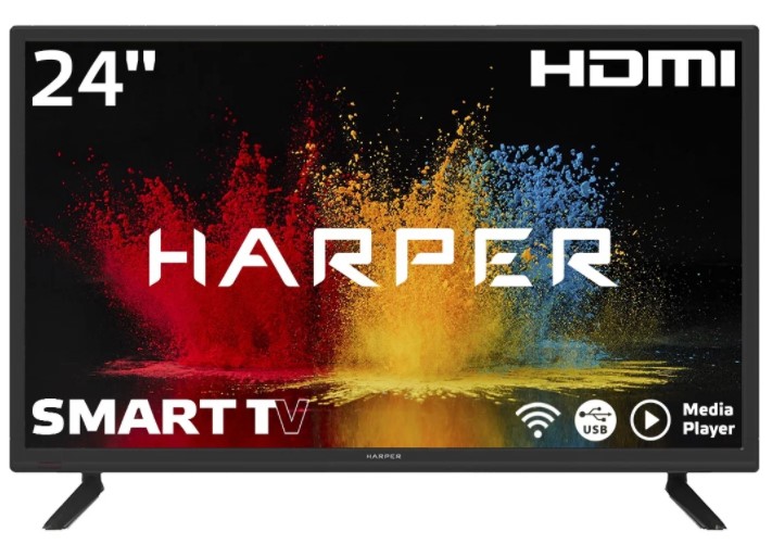 Телевизор Harper 24R470TS, черный