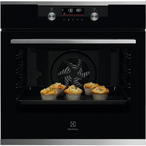 Духовой шкаф электрический Electrolux KODDP77WX, черный/нержавеющая сталь
